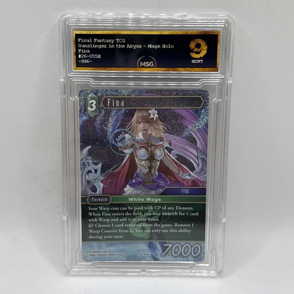 Final Fantasy TCG Gunslinger In The Abyss Fina 26-055H Graded 9 FOIL MINT - Picture 1 of 2